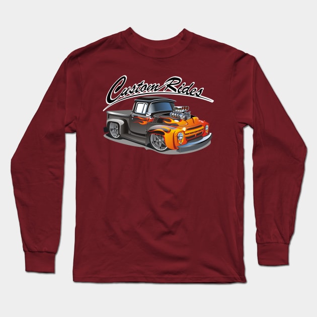 Cartoon lowrider Long Sleeve T-Shirt by Mechanik